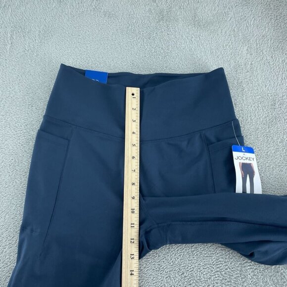 Jockey Studio Flare Pant Womens L Neo Navy NWT 1926 - Picture 8 of 12